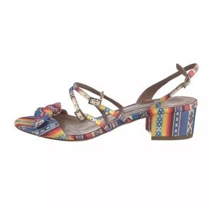 Tabitha Simmons “Mopsy” Incan-Inspire Strappy Sandals - 37.5 EU (7 US)